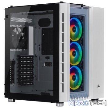 Corsair Crystal Series 680X RGB High Airflow Mid Tower ATX Case  White